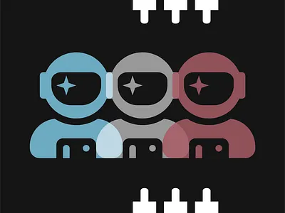 "Cosmos Connected" – Icon (Dark) art design flat graphic graphic design graphicdesign icon illustrator logo logodesign minimal vector web