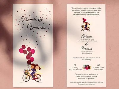 Wedding Card Design couplegoals design illustration illustration design vector