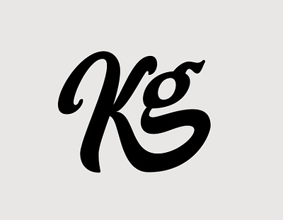 KG Monogram clientwork custom lettering hand drawn lettering logo designer logodesign logotype monogram monogram logo procreate typography