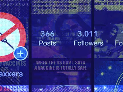 Antivaxxers after effects animation cyber war drawing gif hashtags illustration instagram journalism journalist story