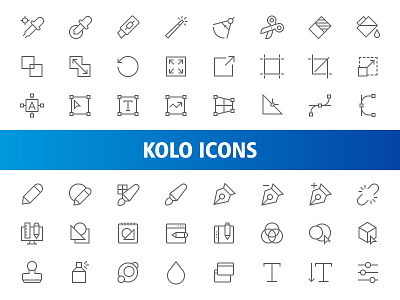 Koloicons. Welcome to our icon's world! design designer graphic icon icons inspiration perfect pixel site site design vector website