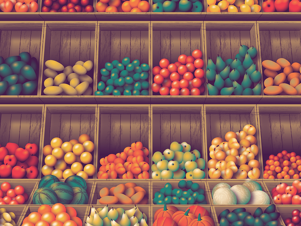 Fruit Stand designs, themes, templates and downloadable graphic