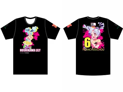 Zombieland Saga Lily Black Tee anime manga shirt shirt design zombieland saga