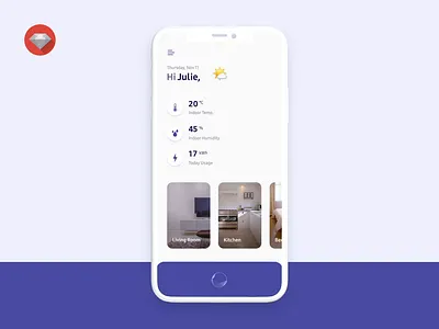 Smart Home IoT Control App Animation Study animation app iot mobile smarthome