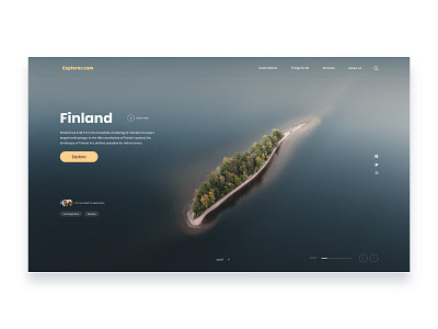 Travel website design adobe illustrator adobe xd clean design finland travel ui ux web webdesign