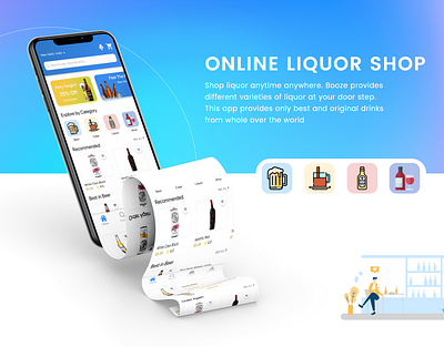 Online Liquor Store UI/UX Design adobexd app app design app ui delivery app design ios ios app madewithadobexd shop ui user inteface ux