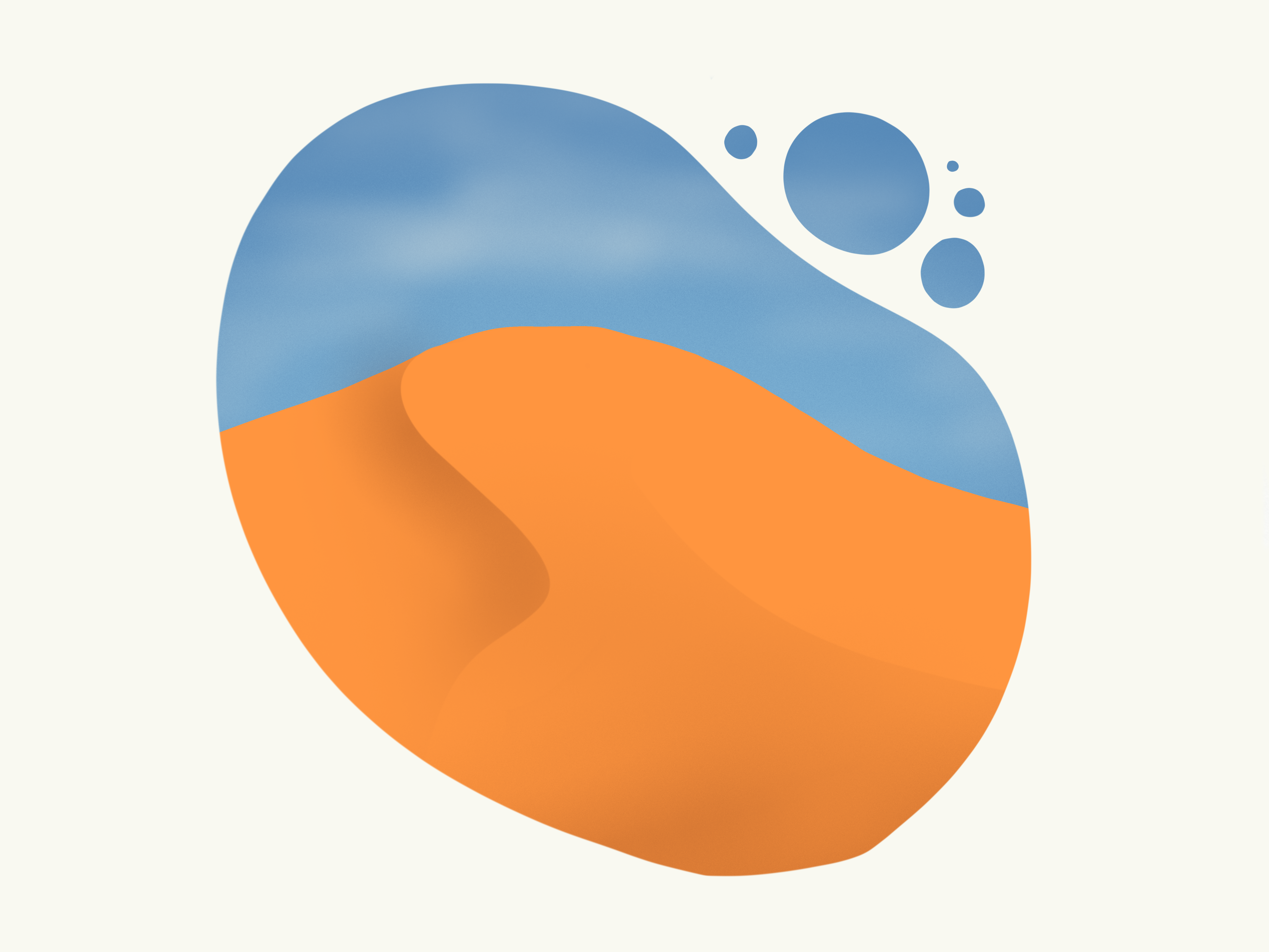 Example of Desert dunes