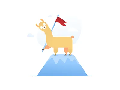 Workplacebuddy Illustration alpaca branding branding design design illustration ui vector