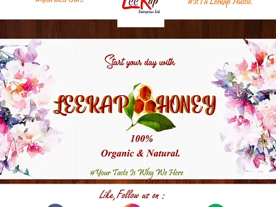 Leekap Honey ad ad honey leekap organic social media marketing socialmedia