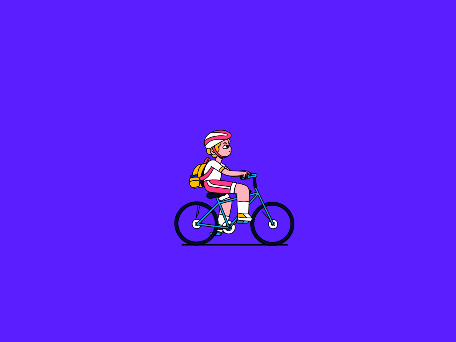 Endless bike ride. Historias Infinitas 2danimation art direction cel animation character character design design illustration motion motion graphics offbeatestudio