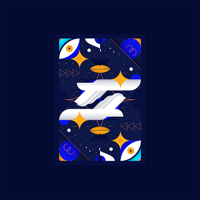 Hi geometric illustration pattern symetry