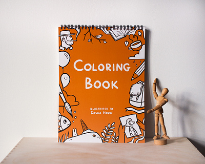 Coloring Book for adults adult coloring book cartoon illustration character design coloring coloring book cute illustration detailed drawing drawings illustration illustration art illustrator ink inktober minimalistic outlines simple illustration traditional art