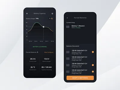 Battery ios mobile app mobile app design mobile ui sketch ui design