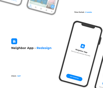 Neighbor App - Redesign adobexd product redesign ui ux