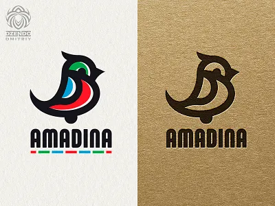 Small Bird Logo animal beautiful bird brand colorful design funny identity logo logotype small vector