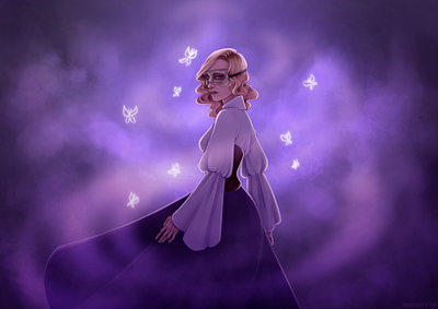 Magic butterfly digital art digitalart illustration magic