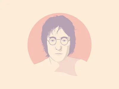 John Lennon Illustration adobe illustrator adobe photoshop art illustration illustration art illustrator johnlennon lennon thebeatles thedominguez vector