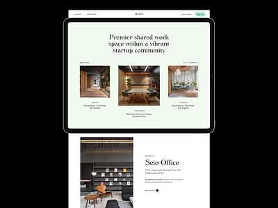 HUB60 — Coworking & Shared Space in US design grid layout minimal service typography website website design whitespace