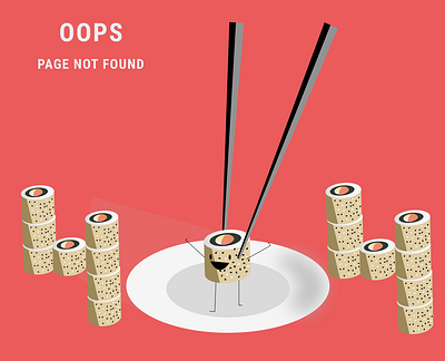 404 404 404 error page 404page sushi webdesign