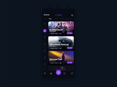Event app design idea app design events mobile mobile app design ui uidesign ux ui