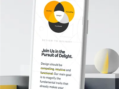 Mobile Uprise Website animation branding geometric icon illustration ui ux vector web website