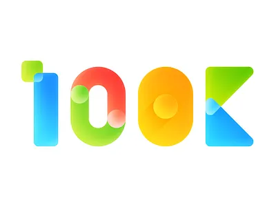 Glassy Style Exploration abstract branding bright color combinations bright colors color color palette color scheme colorful colors exploration fun glassy gradient joyful logo mark design longshadow rounded corners style trend visual style