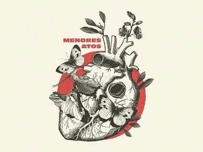 Menores Atos apparel band illustration merch t shirt vector vintage