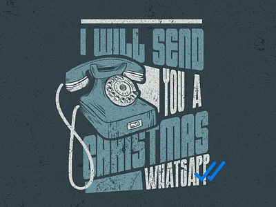 Vintage Illustration christmas graphic design illustration illustrator photoshop telephone vintage whatsapp
