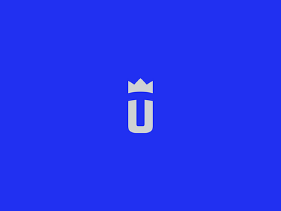 UNITE blue branding bright church clean crown design group icon identity king logo logomark minimal simple stamp youth