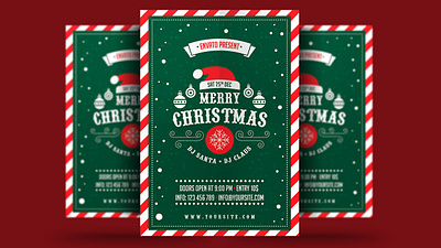 Christmas Party Flyer bash celebration christmas christmas flyer christmas party club elegant event flyer gold holiday invitation merry christmas new year new years eve nightclub nye party party flyer poster
