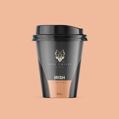 DEER COFFEE Logo and cup concept brand design brand identity branding branding design coffee cup coffee packaging deer logo logo logo design logo designer logo inspiration logo mark logodesign logos logotype package package design packagedesign packaging packaging design