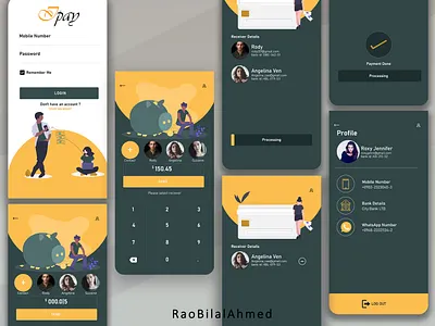 I Pay Application - XD account animation app art bank application branding design flat illustration logo minimal money app paying application typography ui design uidesign user interface ux ux ui website