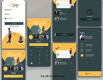 I Pay Application - XD account animation app art bank application branding design flat illustration logo minimal money app paying application typography ui design uidesign user interface ux ux ui website