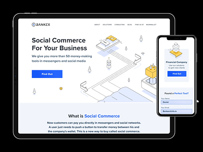 BANKEX. Website Design. animation clean design embacy illustration illustrator vector web website