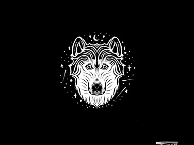 Good Boy dog dog illustration doggy drawing good boy howl husky pup puppy