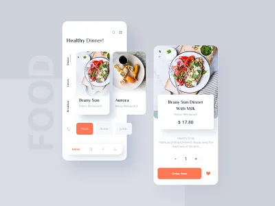 Food Mobile UI app app design application delivery design food food app health mobile uidesign