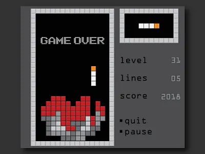 "GAME OVER" adobe illustrator competition design graphic design poster poster design vector