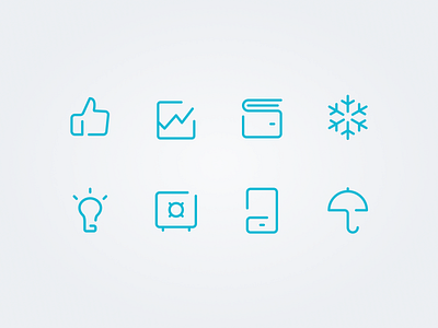 Hello Bank - Banking application icons bank app banking branding icon design icon set iconography icons design illustrator product design ui