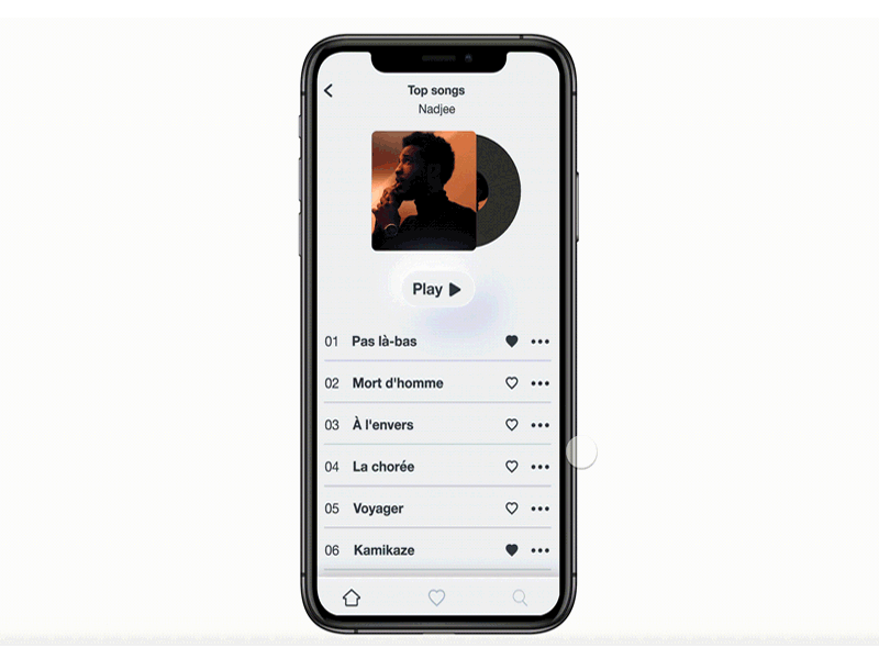Music app by Flora on Dribbble