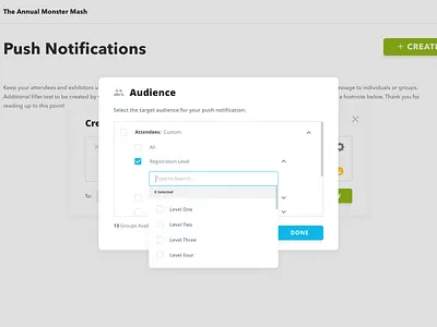 Multi-Select Drop Down with Search custom design dropdown interface messaging search ui ux
