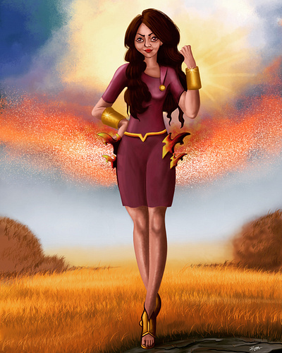 Marika (character design) art character character animation character design digital painting photoshop ui