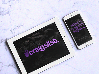 Craigslist Re-branding: brand design branding branding design design logo logotype photoshop ui ux