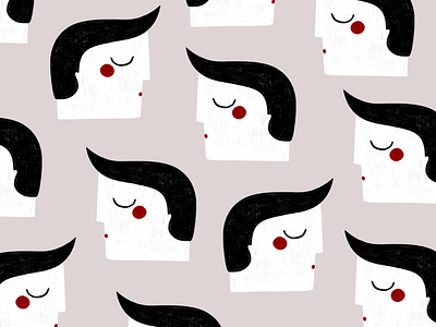 Pattern illustration men pattern