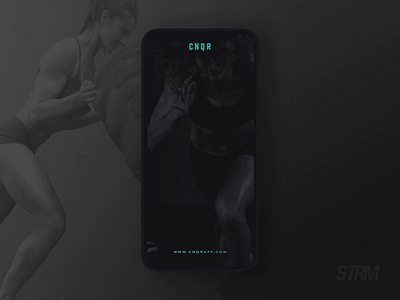 Something coming...USE SOUND android anim animation app black branding design fitness gym ios logo minimal mobile product sound typography. ios ui