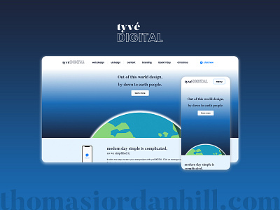 Web Design - tyvéDIGITAL branding design digitalagency firstshot freelance illustrator logo minimal popular uidesign uidesigner vector web design webdesign website