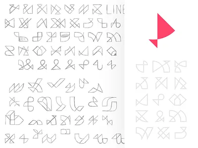 Icons I made for fun branding color design flat icon logo logo drafts logodesign logos minimal red simple ui vector