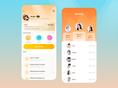 momo member center design app uidesign 设计