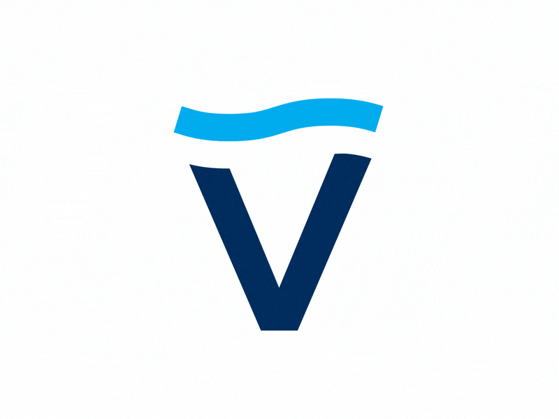 Vantage Pools icon animation after effect after effects animation animation branding icon identity logo logotype motion animation motion design