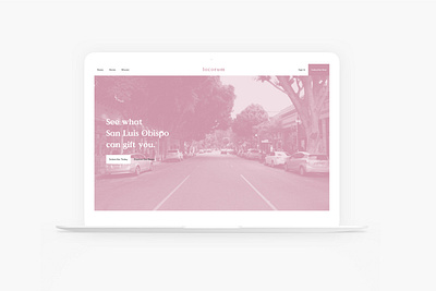 Locorum website clean dribbble december local business simple web design website