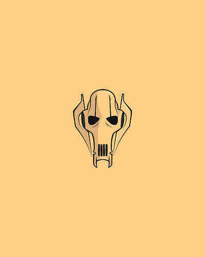 General Grievous - Star Wars attack of the clones babyyoda clonewars darkside design flat design flat designs flat illustration general general grievous illustration lightsaber logo revenge of the sith simplistic design sith starwars starwarsday